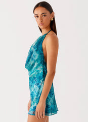 Ele Mini Dress - Teal